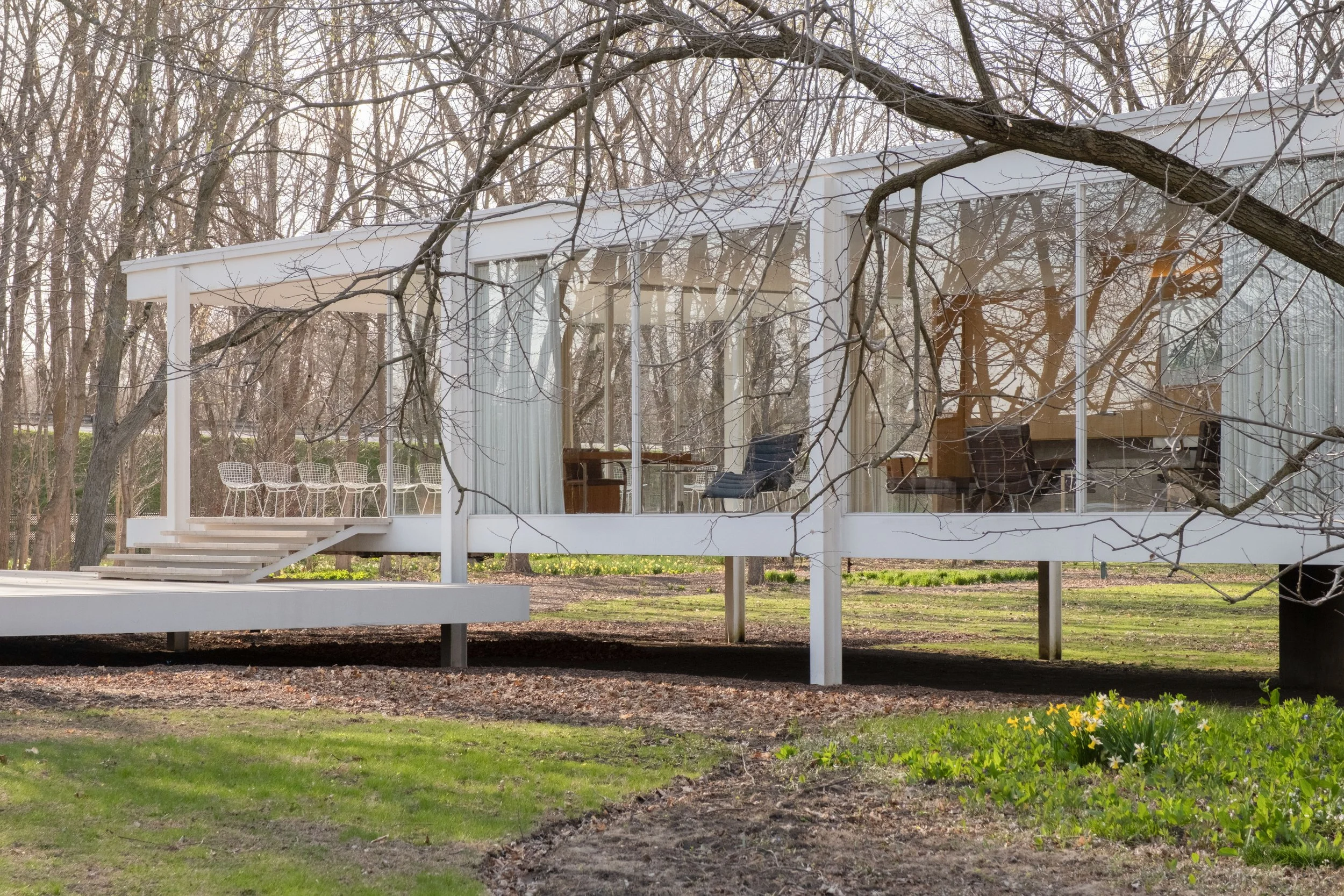 The Edith Farnsworth House, Ludwig Mies van der Rohe, 1945-51
